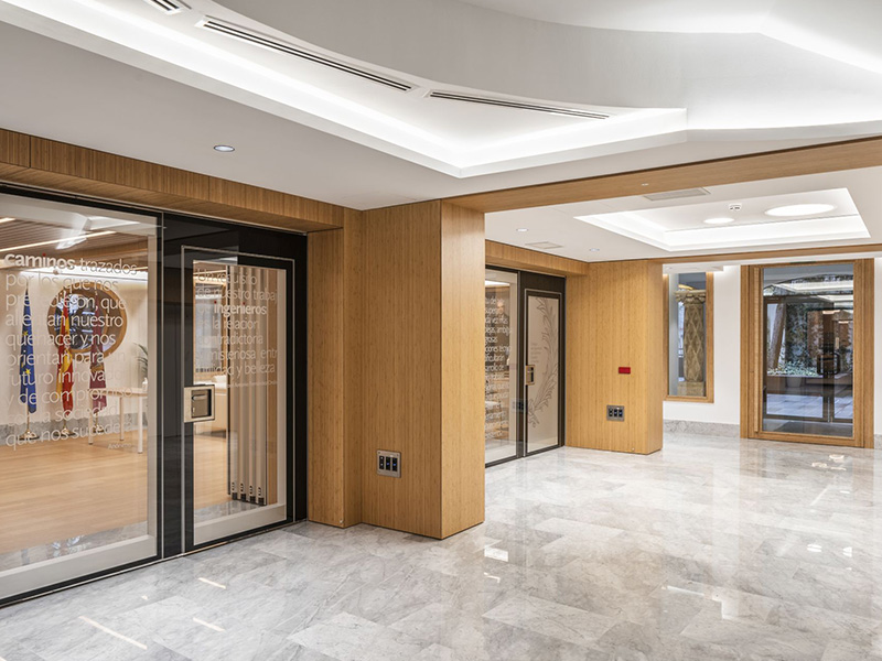 Main Entrance Lobby & Reception Cladding